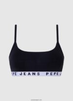 mujer sujetador deportivo de algodón Pepe Jeans 44JTZ567 negro