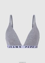 mujer sujetador deportivo de algodón Pepe Jeans 44JTZ567 negro - Imagen 3