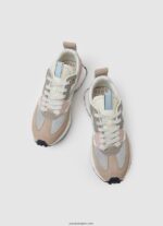 mujer tenis combinados con estampado lucky Pepe Jeans 44JTZ574 plata perla - Imagen 3