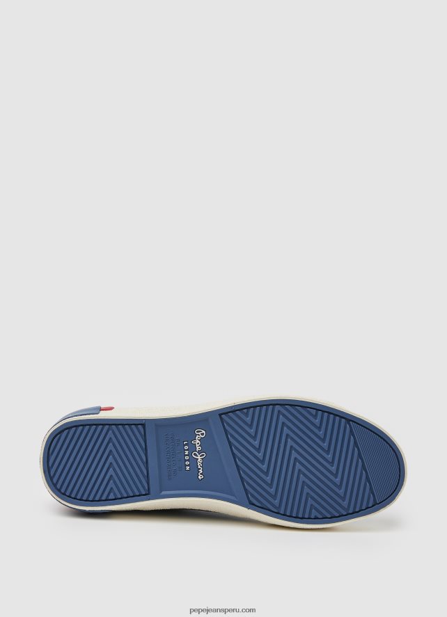 mujer tenis Kenton de lona vaquera Pepe Jeans 44JTZ627 fábrica azul - Imagen 5