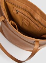 mujer tote con logo en relieve Pepe Jeans 44JTZ710 camello - Imagen 3