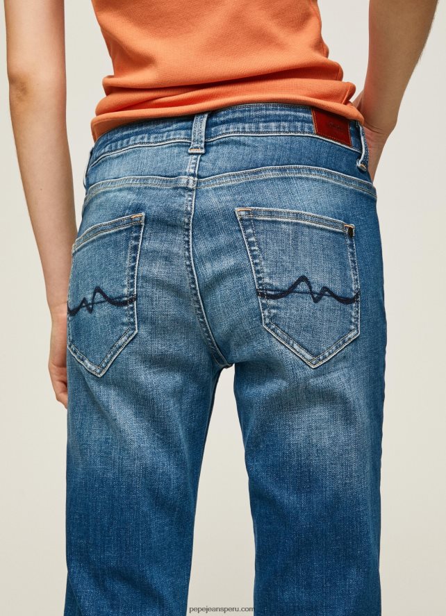 mujer vaqueros Carey de tiro medio holgados Pepe Jeans 44JTZ80 mezclilla - Imagen 5
