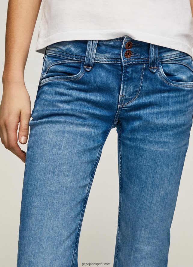 mujer vaqueros new gen midrise regular fit Pepe Jeans 44JTZ14 mezclilla - Imagen 3