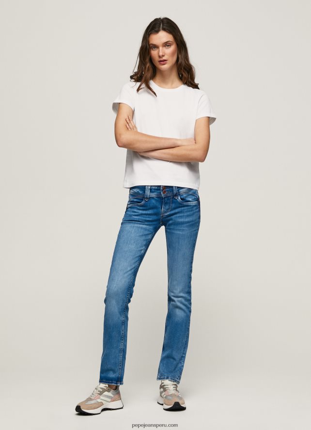 mujer_vaqueros_new_gen_midrise_regular_fit_pepe_jeans_44jtz14_mezclilla.jpg mujer vaqueros new gen midrise regular fit Pepe Jeans 44JTZ14 mezclilla - Imagen 1