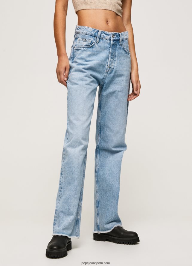mujer vaqueros robyn de talle alto y corte regular Pepe Jeans 44JTZ16 mezclilla - Imagen 2