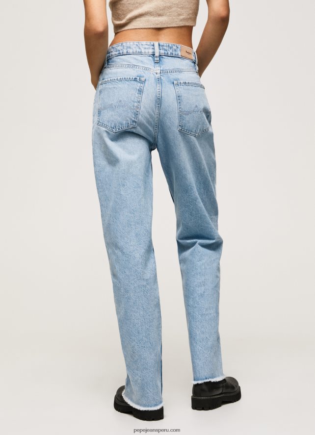 mujer vaqueros robyn de talle alto y corte regular Pepe Jeans 44JTZ16 mezclilla - Imagen 5