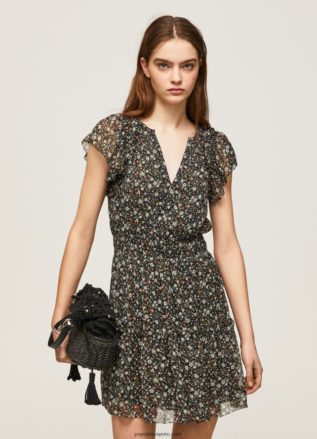 mujer_vestido_de_gasa_floral_pepe_jeans_44jtz171_multi.jpg mujer vestido de gasa floral Pepe Jeans 44JTZ171 multi - Imagen 1
