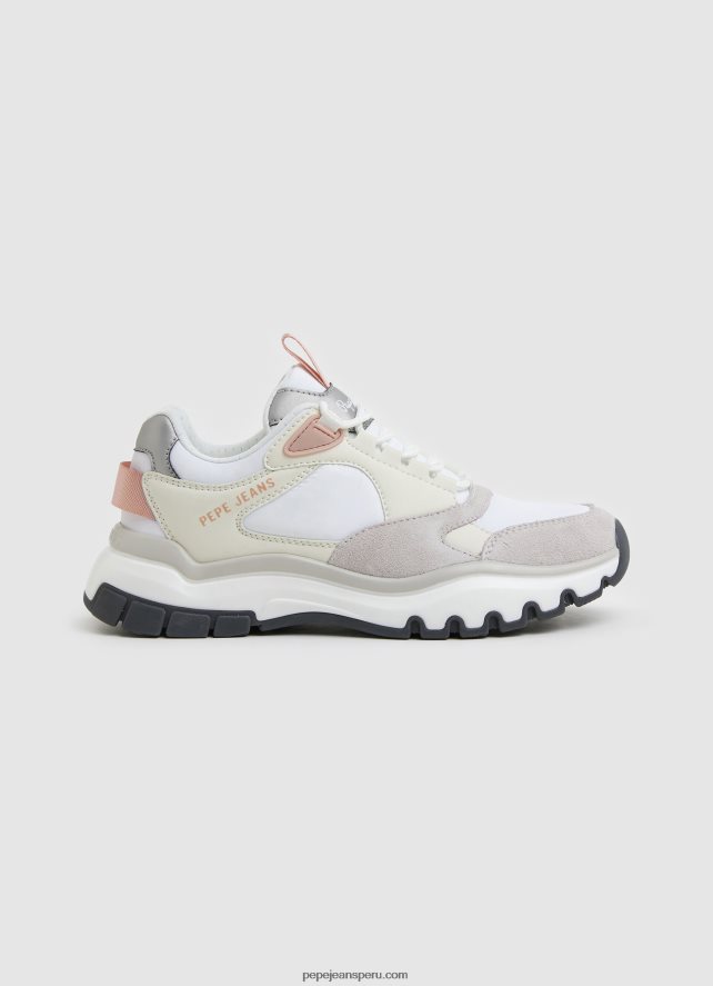 mujer_zapatillas_combinadas_lisas_banksy_pepe_jeans_44jtz581_blanco.jpg mujer zapatillas combinadas lisas banksy Pepe Jeans 44JTZ581 blanco - Imagen 1