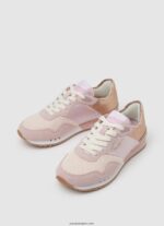 mujer zapatillas london troy combinadas Pepe Jeans 44JTZ589 rosa de fábrica - Imagen 3
