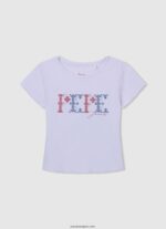 chica blusa con bordado gaulle Pepe Jeans 44JTZ1423 blanco - Imagen 4