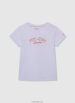 chica camiseta con estampado de foto Pepe Jeans 44JTZ1457 blanco - Imagen 4