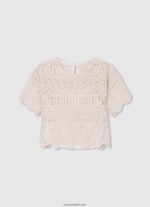 chica camiseta floral con strass Pepe Jeans 44JTZ1474 brillar - Imagen 3