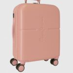 chica maleta trolley 55cm abs Pepe Jeans 44JTZ1514 Rosa claro