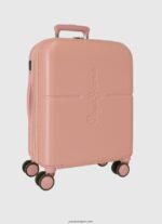 chica maleta trolley 55cm abs Pepe Jeans 44JTZ1514 Rosa claro