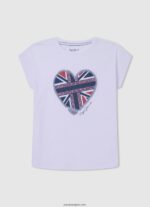 chica playera con logo brillante Pepe Jeans 44JTZ1428 dulwich - Imagen 4