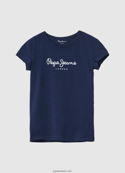 chica playera con logo brillante Pepe Jeans 44JTZ1428 dulwich