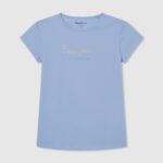 chica playera con logo brillante Pepe Jeans 44JTZ1465 bahía
