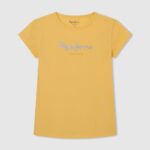 chica playera con logo brillante Pepe Jeans 44JTZ1468 brillar