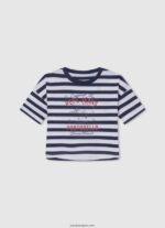 chica playera con logo brillante Pepe Jeans 44JTZ1469 estudio rojo - Imagen 4