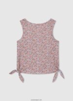 chica playera con manga sisa floral Pepe Jeans 44JTZ1435 durazno - Imagen 2