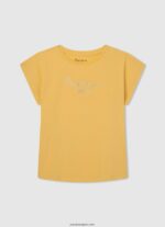 chica playera con manga sisa floral Pepe Jeans 44JTZ1435 durazno - Imagen 4