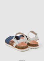 chica sandalias anatómicas berlin park Pepe Jeans 44JTZ1342 unión azul - Imagen 4