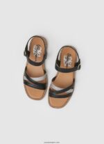chica sandalias irma de piel divina Pepe Jeans 44JTZ1336 negro - Imagen 2