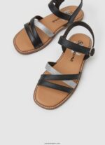 chica sandalias irma de piel divina Pepe Jeans 44JTZ1336 negro - Imagen 3