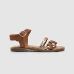 chica sandalias irma de piel trenzada Pepe Jeans 44JTZ1337 broncearse