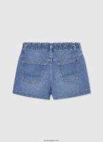 chica shorts de mezclilla con corte culotte Pepe Jeans 44JTZ1509 mezclilla - Imagen 2