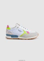 chica tenis combinados con estampado foster Pepe Jeans 44JTZ1317 azul - Imagen 4