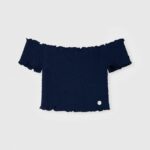 chica top fruncido de manga corta Pepe Jeans 44JTZ1425 dulwich