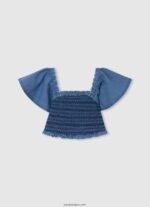 chica top sia de tela vaquera Pepe Jeans 44JTZ1446 bahía