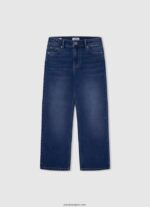 chica vaqueros lexa jr de talle alto y corte ancho Pepe Jeans 44JTZ1360 mezclilla