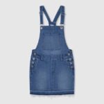 chica vestido con peto de mezclilla Pepe Jeans 44JTZ1384 mezclilla