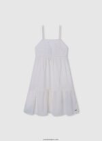 chica vestido de gasa floral Pepe Jeans 44JTZ1400 multi - Imagen 5