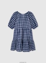 chica vestido estampado a cuadros Pepe Jeans 44JTZ1372 multi