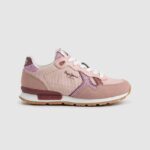 chica zapatillas brit animal combinadas Pepe Jeans 44JTZ1329 rosa malva