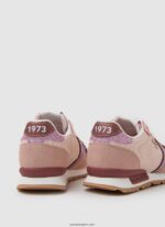 chica zapatillas brit animal combinadas Pepe Jeans 44JTZ1329 rosa malva - Imagen 4