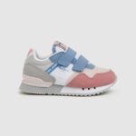 chica zapatillas london basic combinadas Pepe Jeans 44JTZ1313 rosa lavada