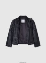 chico chamarra biker con hombros acolchados Pepe Jeans 44JTZ1571 negro - Imagen 3