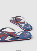 chico chanclas con bandera de playa Pepe Jeans 44JTZ1558 Armada - Imagen 4