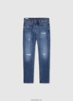 chico jeans ajustados de talle bajo Pepe Jeans 44JTZ1579 mezclilla - Imagen 4