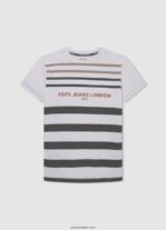 chico playera con estampado integral Pepe Jeans 44JTZ1646 gris marga - Imagen 3