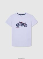 chico playera con estampado integral Pepe Jeans 44JTZ1646 gris marga - Imagen 4