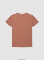 chico playera con logo estampado Pepe Jeans 44JTZ1617 calabaza naranja