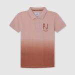 chico polo de piqué desteñido Pepe Jeans 44JTZ1668 calabaza naranja