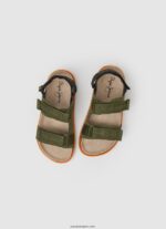 chico sandalias anatómicas berlin saturday Pepe Jeans 44JTZ1551 verde caqui - Imagen 2