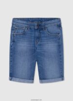 chico shorts de mezclilla ajustados Pepe Jeans 44JTZ1684 mezclilla - Imagen 4