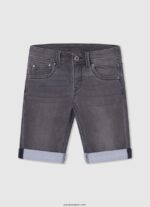 chico shorts de mezclilla ajustados Pepe Jeans 44JTZ1685 mezclilla